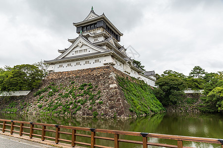 日本角村城堡民众城市历史公园花园神社护城河天空游客旅行图片