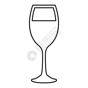 葡萄酒黑色图标杯餐厅反射饮料收藏液体杯子照片庆典水晶藤蔓图片