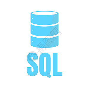 SQL 数据库图标徽标设计 UI 或 UX Ap硬盘程序员数据中心品牌网络服务器技术软件插图贮存图片