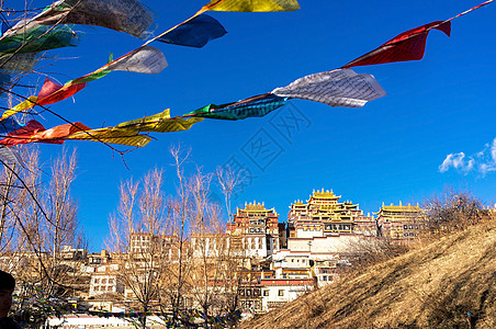 桑赞林修道院寺院目的地旅游旅行图片