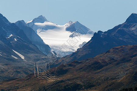 从瑞士的Gotthard通行证查看电缆天空远景农村高山旅行山峰旅游风景太阳图片