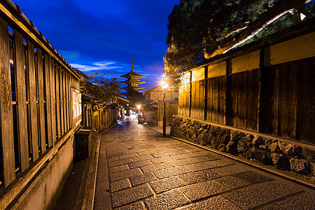 日本京都的Yasaka塔寺图片