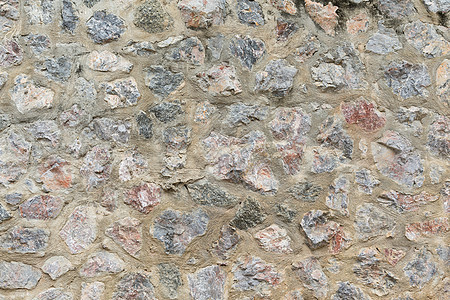 岩石墙花岗岩白色灰色棕色石墙材料建筑学建筑图片