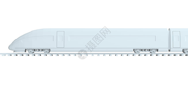 白色高速火车过境运输游客3d通道机车城际交通车皮乘客图片