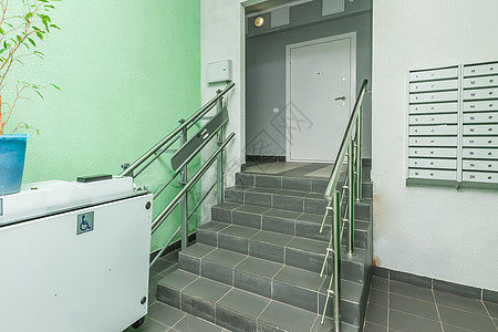 现代公寓式走廊按钮办公室运输地面大堂大厅金属住宅电梯入口图片
