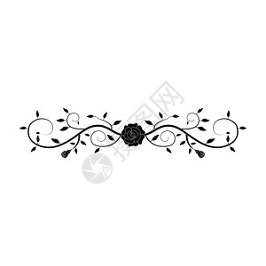 平黑玫瑰装饰 ico植物学香水玫瑰饰品装饰品黑色卡通片背景图片