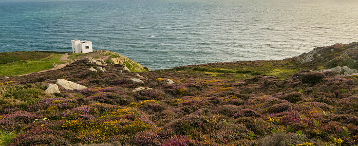 伊琳塔 南斯塔克 北威尔士海景蓝色岩石旅行信号安全地标灯塔海浪天空图片