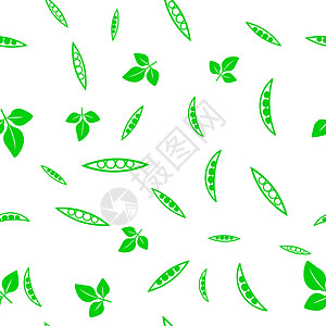 绿色豆豆无缝模式纤维生产蔬菜豆类种子黄豆农业营养食物豆浆图片