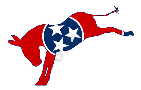 田纳西民主运动旗帜艺术艺术品动物绘画电子插图政治派对图片