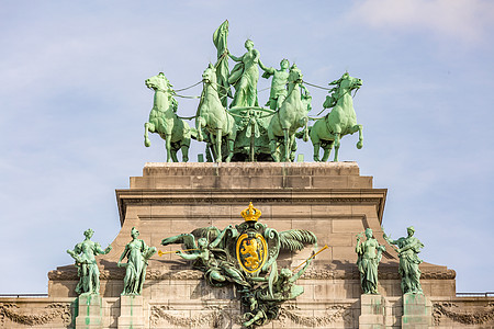 布鲁塞尔纪念日遗产纪念碑花朵胜利建筑学议会旅游联盟历史图片