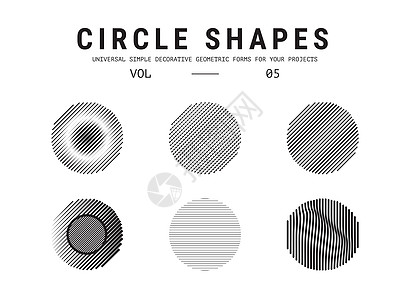通用圆形状 se白色立方体海报宇宙圆圈材料商业数学教育横幅图片