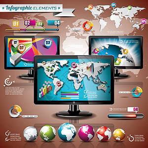 图表元素的矢量技术设计集文档高清图片素材