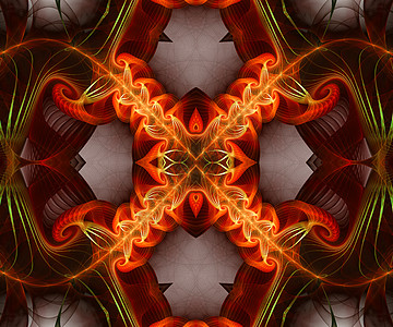 计算机生成的折形艺术作品马赛克万花筒创造力艺术品阴影装饰品插图背景图片