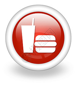 图标 按钮 平方图快餐指示牌咖啡馆食物用餐文字纽扣餐厅象形烹饪贴纸图片