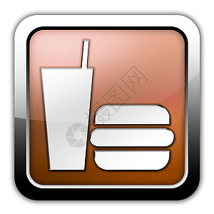 图标 按钮 平方图快餐插图象形咖啡馆指示牌贴纸文字饮料食物纽扣芝士图片