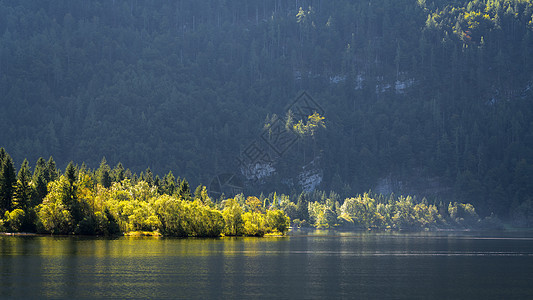 Hallstat湖风景图片