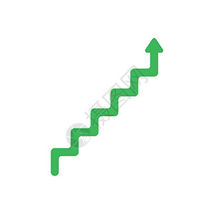 平面设计风格矢量概念的线楼梯符号图标机智战略插图梯子商业人行道成就成功意图服务脚步图片