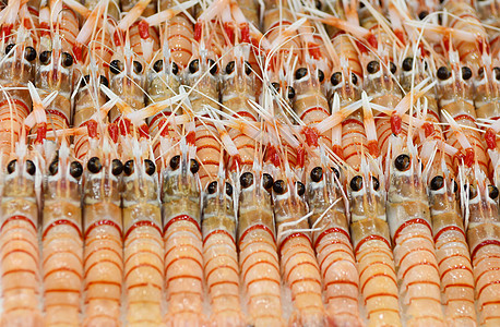 鱼类市场海鲜食物美食盘子餐厅橙子小龙虾营养图片