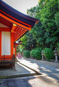 日本京都丸山花园寺庙文化传统森林艺妓风景花园旅行旅游建筑橙子图片