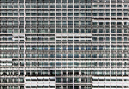 当代现代潮起伏背景商业办公室建筑学金融建筑反射玻璃蓝色窗户技术图片
