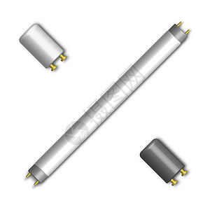 带有插图的荧光灯图片