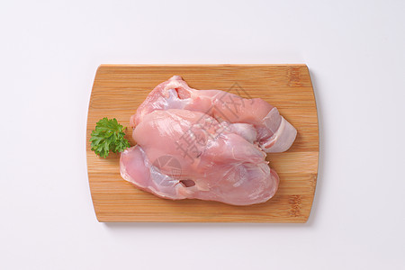 原鸡大腿高架砧板食物家禽图片