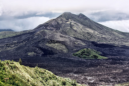 最近苏醒的古农堡火山野生动物蓝色国家冒险远足公园戏剧性旅行顶峰荒野图片