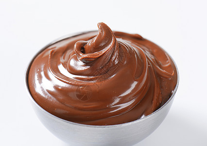 黑栗子黄油扩散配料可可甜点食物软糖漩涡金属巧克力坚果小吃图片