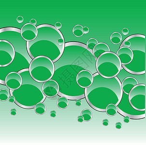 绿色圆圈的背景背景图片
