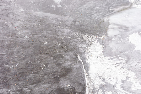 结冰的河面上的冰的质地梦幻溪流气氛地面环境模具风景编队图片