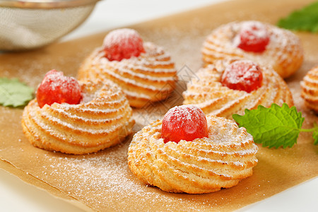 西西里安杏仁饼干食物甜点烘焙杏仁用纸漩涡图片