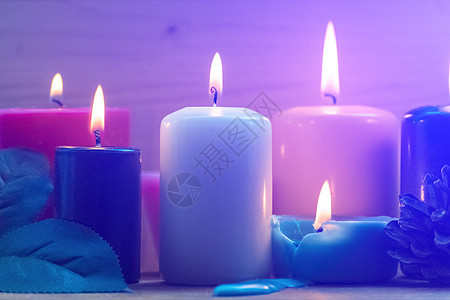 无标题放松灯芯装饰香气瓶子紫色玫瑰蜡烛温泉渐变色背景图片