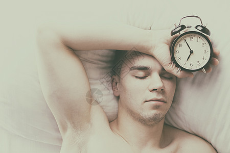 无标题男性压力义务白色工作睡觉背景图片