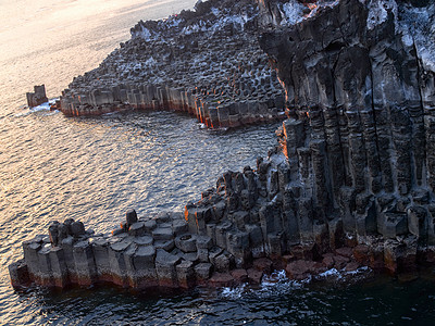 悬崖日落旅行立方体水平石头风景图片