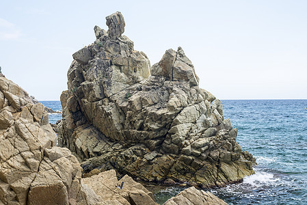 巨石山土地爬坡旅行国家悬崖山脉地形岩石远足风景图片