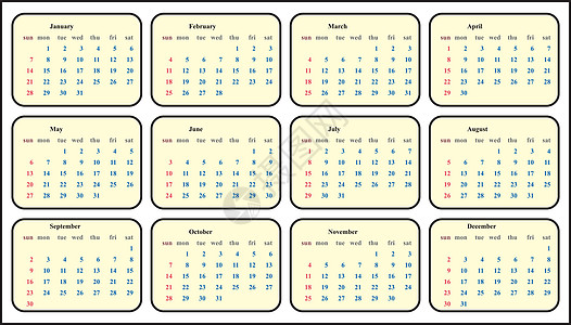 日历 2018 模板简单的计划者矢量设计日记日程时间飞机年度规划师办公室季节商业白色背景图片