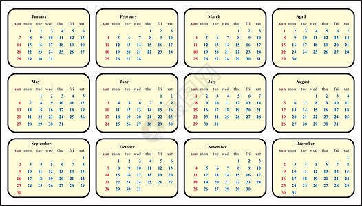 日历 2018 模板简单的计划者矢量设计日记日程时间飞机年度规划师办公室季节商业白色背景图片