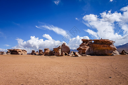 玻利维亚苏德利佩斯保留地锡洛里沙漠旅游晴天火山高原风景高地地标天空太阳干旱图片