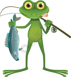 高眼青蛙渔民图片