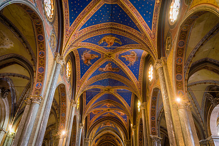 圣伊格纳齐奥教堂涂漆的天花板旅行教会圆顶画家大教堂转折点宗教建筑学艺术建筑背景
