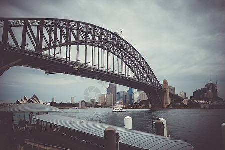 澳大利亚悉尼港桥公司摩天大楼城市码头天际港口建筑学环形歌剧吸引力景观图片