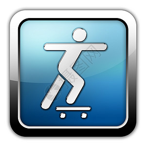 图标 按键 平方图滑板艺术插图按钮运动半管骑术运输娱乐形式指示牌图片