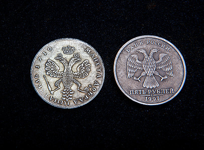 旧俄罗斯卢布收藏品钱币货币宏观硬币商业现金银行艺术帝国图片