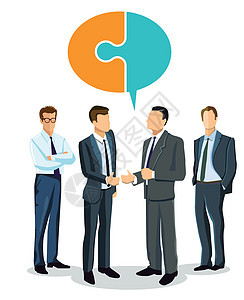 欢迎员工的欢迎职业商务伙伴协议合作合伙人士男人问候语进步背景图片