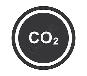 二氧化碳图标排气气体温室公式白色排放艺术网络黑色全球图片