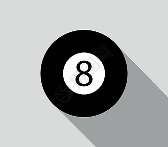 黑色台球 ico艺术黄色圆形爱好夹子运动白色插图闲暇运气图片