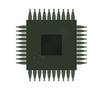 微芯片图标记忆木板按钮硬件半导体电子处理器电路电气技术图片