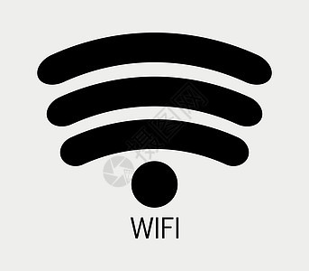 wifi 图标电脑电子上网网络技术插图信号电话热点白色图片