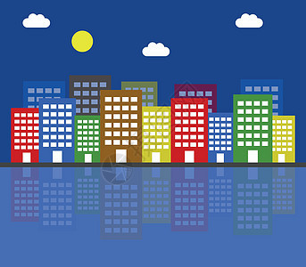 城市天线景观天空公司蓝色旅行建筑学办公室绿色金融插图图片