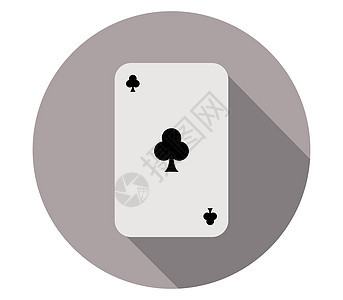 扑克牌 ico插图套装卡片套房游戏财富俱乐部艺术白色扑克图片